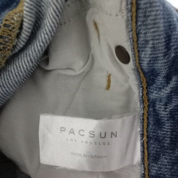 Pacsun Mom Jeans Size 27 Classic Fit Womens Medium Wash High-Waisted - Picture 6 of 12